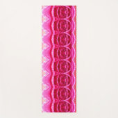 Pinky Rosey Ikat 2 Yogamatte (Vorderseite)