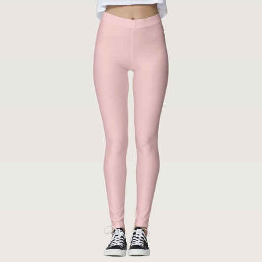 Pinky schlichtes Rosa Leggings (Vorderseite)