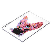 Pinky Sphynx Cat 683 Notizblock (Linke Seite)