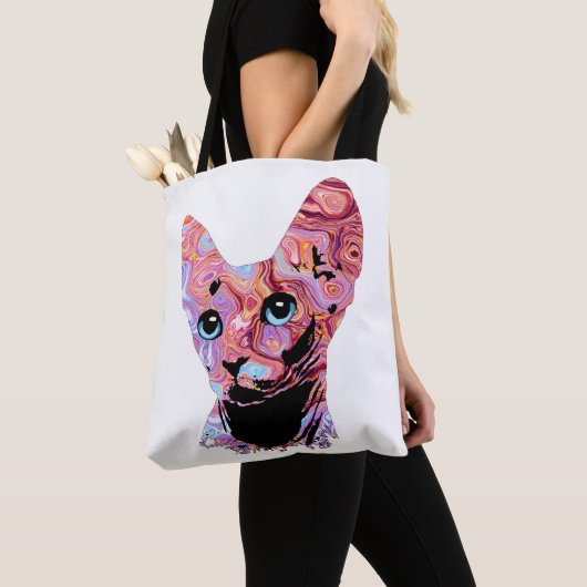 Pinky Sphynx Cat 683 Tasche (Von Nahem)