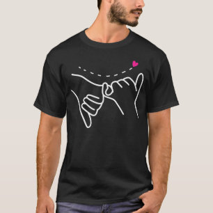 Pinky Swear Friendship Eid Heart BFF Friends T-Shirt