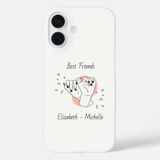 Pinky Swear mit dem Namen Personalisiert Best Frie Case-Mate iPhone Hülle (Rückseite)