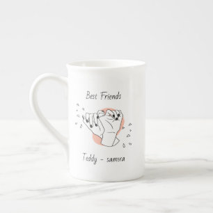 Pinky Swear mit dem Namen Personalisiert Best Frie Porzellantasse