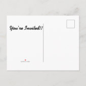 Pinky Swear Promise Einladungspostkarte (Rückseite)