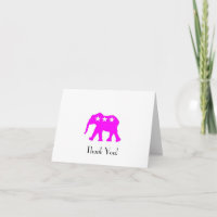 Pinky the GOP Elephant Danke Karten