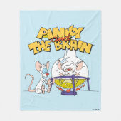 Pinky und das Gehirn | Laborforschung Fleecedecke (Vorderseite)