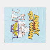 Pinky und das Gehirn | Laborforschung Fleecedecke (Vorderseite (Horizontal))