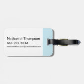 Pinky und das Gehirn | Laborforschung Gepäckanhänger (Rückseite horizontal)