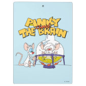 Pinky und das Gehirn | Laborforschung Klemmbrett (Rückseite)