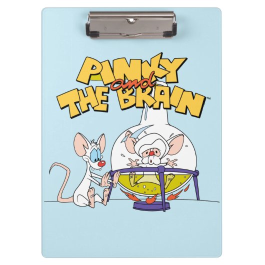 Pinky und das Gehirn | Laborforschung Klemmbrett (Vorderseite)