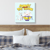 Pinky und das Gehirn | Laborforschung Leinwanddruck (Insitu (Schlafzimmer))