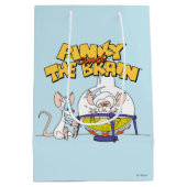 Pinky und das Gehirn | Laborforschung Mittlere Geschenktüte (Rückseite)