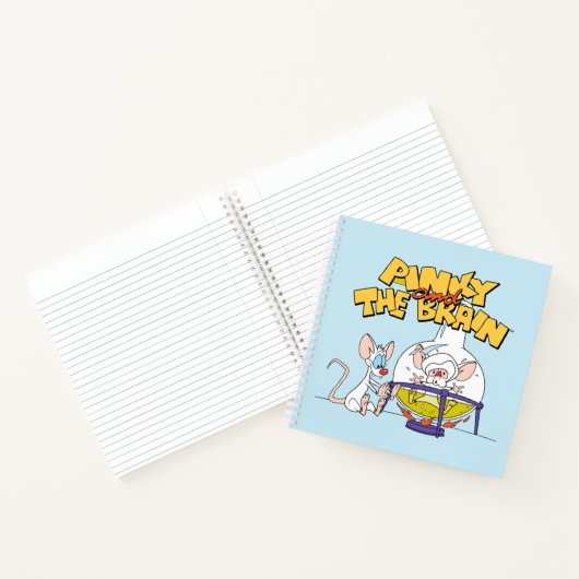 Pinky und das Gehirn | Laborforschung Notizblock (Innenseite)