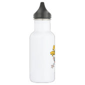 Pinky und das Gehirn | Logo anzeigen Edelstahlflasche (Links)