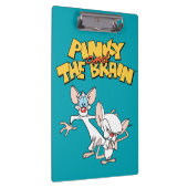 Pinky und das Gehirn | Logo anzeigen Klemmbrett (Rechts)