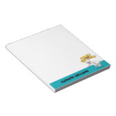 Pinky und das Gehirn | Logo anzeigen Notizblock (angewinkelt)