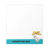 Pinky und das Gehirn | Logo anzeigen Notizblock (Vorderseite)