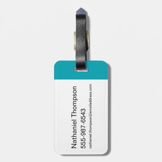 Pinky und das Gehirn | Machst du darüber nach? Gepäckanhänger (Rückseite vertikal)