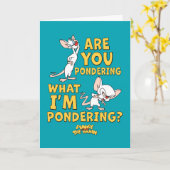 Pinky und das Gehirn | Machst du darüber nach? Karte (Gelbe Blume)