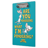 Pinky und das Gehirn | Machst du darüber nach? Klemmbrett (Links)