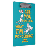 Pinky und das Gehirn | Machst du darüber nach? Klemmbrett (Rechts)