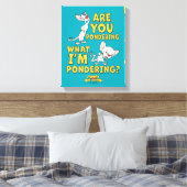 Pinky und das Gehirn | Machst du darüber nach? Leinwanddruck (Insitu (Schlafzimmer))