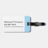 Pinky und das Gehirn | Pinky "Narf!" Gepäckanhänger (Rückseite horizontal)