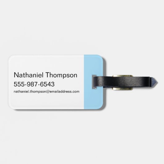 Pinky und das Gehirn | Pinky "Narf!" Gepäckanhänger (Rückseite horizontal)