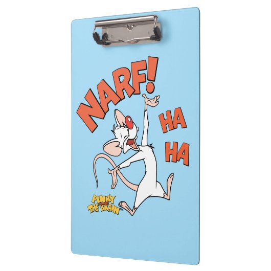 Pinky und das Gehirn | Pinky "Narf!" Klemmbrett (Links)