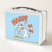 Pinky und das Gehirn | Pinky "Narf!" Metall Brotdose (Rückseite)