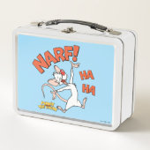 Pinky und das Gehirn | Pinky "Narf!" Metall Brotdose (Vorderseite)