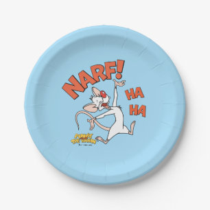 Pinky und das Gehirn Pinky "Narf!" Pappteller