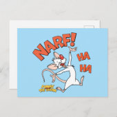 Pinky und das Gehirn | Pinky "Narf!" Postkarte (Vorne/Hinten)