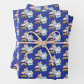 Pinky und das Gehirn | Retro-Zeichengrafiken Geschenkpapier Set (Beispiel)