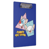 Pinky und das Gehirn | Retro-Zeichengrafiken Klemmbrett (Rechts)