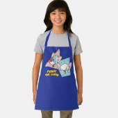 Pinky und das Gehirn | Retro-Zeichengrafiken Schürze (Insitu)