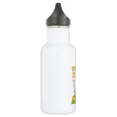 Pinky und das Gehirn | Übernehmen Sie die Welt Edelstahlflasche (Links)