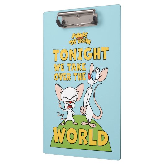 Pinky und das Gehirn | Übernehmen Sie die Welt Klemmbrett (Links)