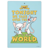 Pinky und das Gehirn | Übernehmen Sie die Welt Klemmbrett (Rückseite)