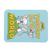 Pinky und das Gehirn | Übernehmen Sie die Welt Magnet (Horizontal)