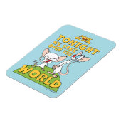 Pinky und das Gehirn | Übernehmen Sie die Welt Magnet (Linke Seite)