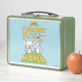 Pinky und das Gehirn | Übernehmen Sie die Welt Metall Brotdose (Beispiel)