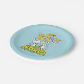 Pinky und das Gehirn | Übernehmen Sie die Welt Pappteller (Schrägansicht)