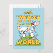 Pinky und das Gehirn | Übernehmen Sie die Welt Postkarte (Vorne/Hinten)
