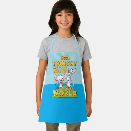 Pinky und das Gehirn | Übernehmen Sie die Welt Schürze (Insitu)