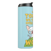 Pinky und das Gehirn | Übernehmen Sie die Welt Thermosbecher (Nach links gedreht)