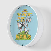 Pinky und das Gehirn | Übernehmen Sie die Welt Uhr (Winkel)