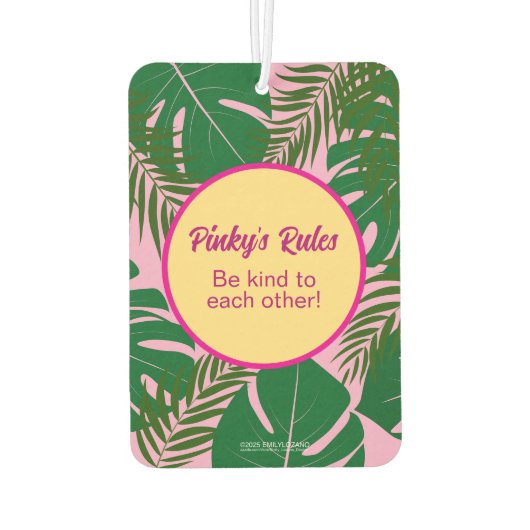 Pinky Validation Vacation Autolufterfrischer (Rückseite)