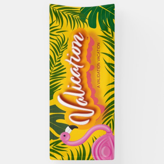 Pinky Validation Vacation Banner (Vertikal)