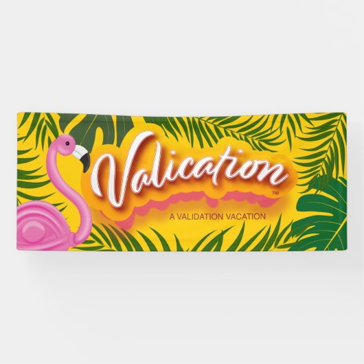 Pinky Validation Vacation Banner (Horizontal)